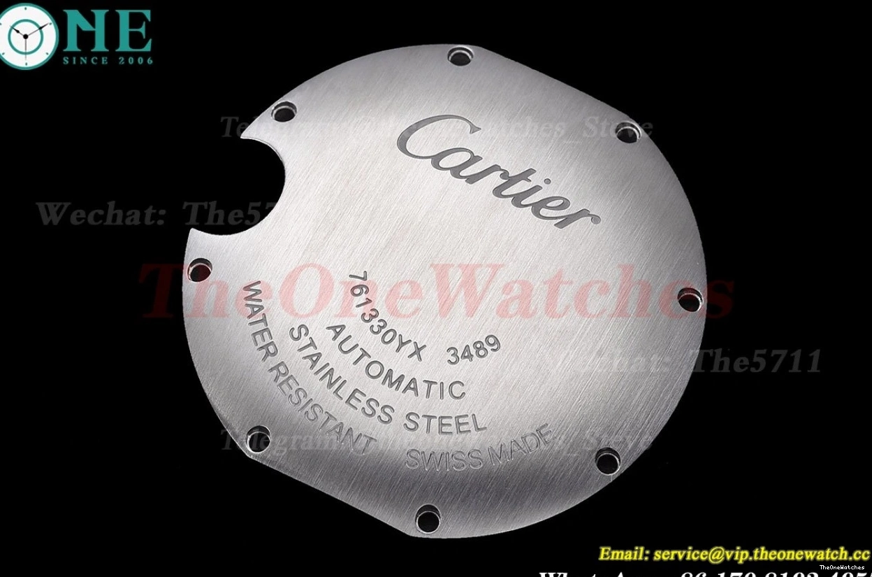 White De V6F Cartier Bleu Ballon 33mm NH05 SS Textured V8 Dial SS 0422